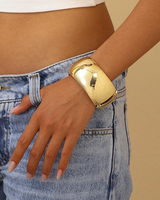 ACOOE Chunky Gold Bangle Bracelets 01 - ACOOE