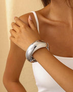 ACOOE Chunky Gold Bangle Bracelets 02 - ACOOE