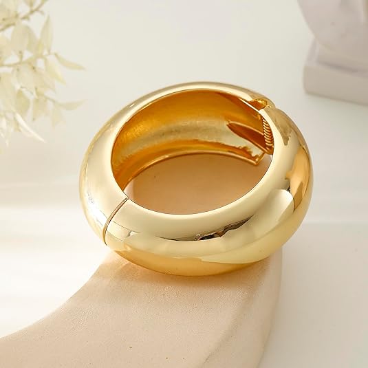 ACOOE Chunky Gold Bangle Bracelets 02 - ACOOE