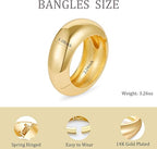 ACOOE Chunky Gold Bangle Bracelets 02 - ACOOE