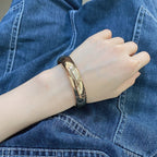 Acooe Gold Cuff Bangle Bracelets For Women - ACOOE