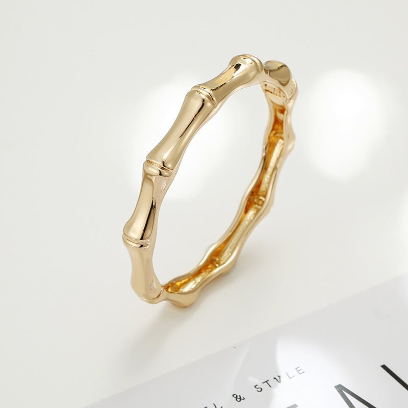 ACOOE Gold - Plated Bamboo Knot Bracelet for Women 01 - ACOOE