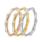 ACOOE Gold - Plated Bamboo Knot Diamond Bracelet 02 - ACOOE