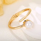 ACOOE Gold - Plated Pearl Bracelet Jewelry 01 - ACOOE