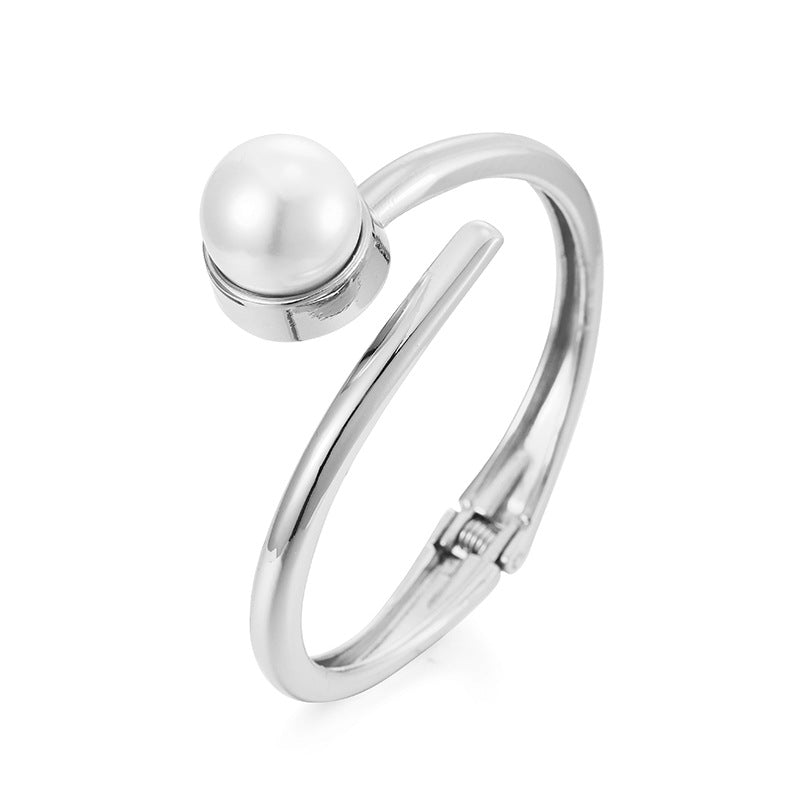 ACOOE Gold - Plated Pearl Bracelet Jewelry 01 - ACOOE