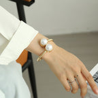 ACOOE Gold - Plated Pearl Bracelet Jewelry 02 - ACOOE