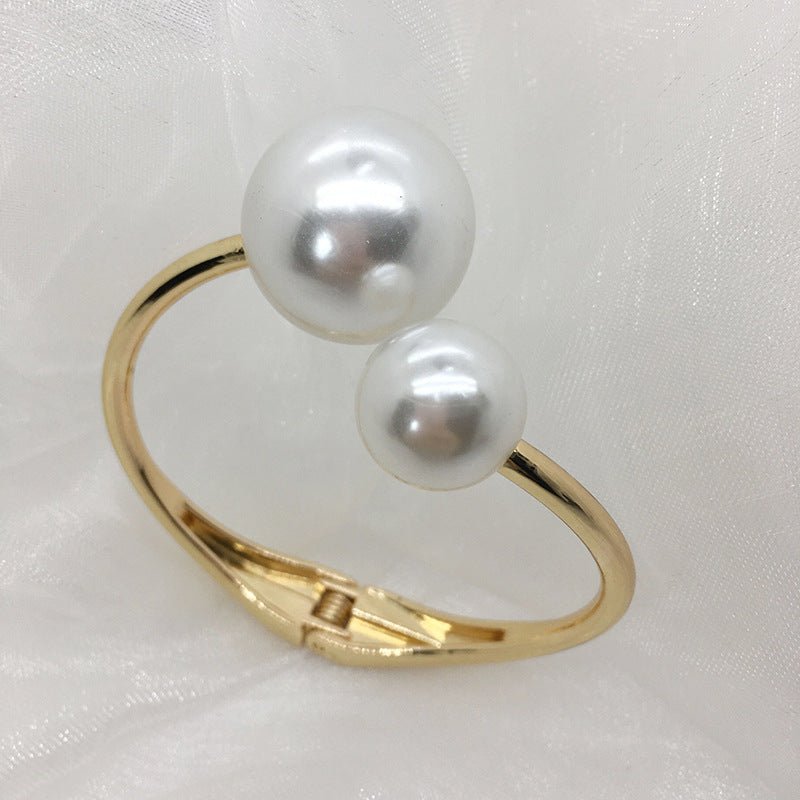 ACOOE Gold - Plated Pearl Bracelet Jewelry 03 - ACOOE
