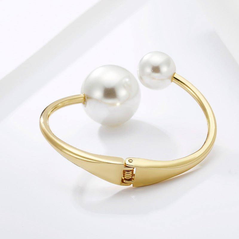 ACOOE Gold - Plated Pearl Bracelet Jewelry 03 - ACOOE
