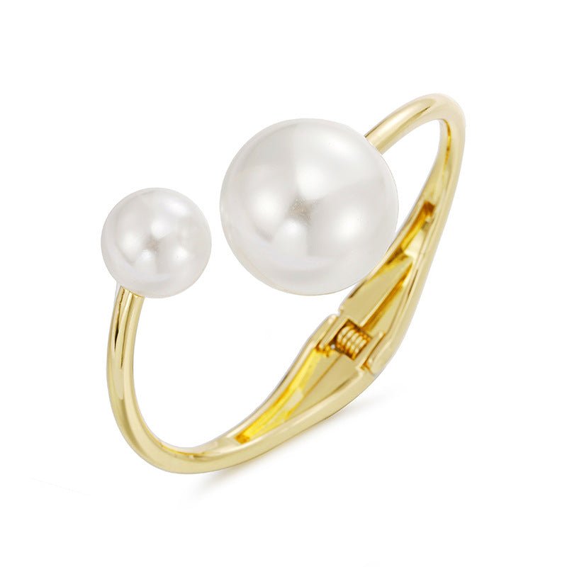 ACOOE Gold - Plated Pearl Bracelet Jewelry 03 - ACOOE