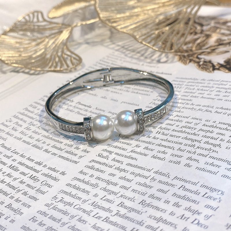 ACOOE Gold - Plated Pearl Bracelet Jewelry 04 - ACOOE