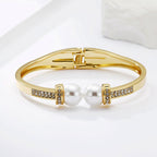 ACOOE Gold - Plated Pearl Bracelet Jewelry 04 - ACOOE