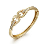 ACOOE Gold Titanium Steel Diamond Bracelet 01 - ACOOE