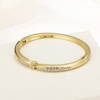 ACOOE Gold Titanium Steel Diamond Bracelet 04 - ACOOE