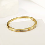 ACOOE Gold Titanium Steel Diamond Bracelet 04 - ACOOE