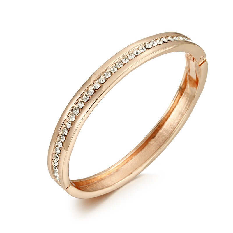 ACOOE Gold Titanium Steel Diamond Bracelet 05 - ACOOE