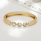 ACOOE Gold Titanium Steel Diamond Bracelet 06 - ACOOE