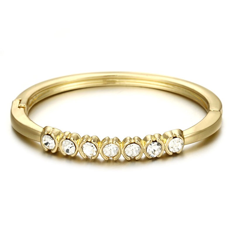 ACOOE Gold Titanium Steel Diamond Bracelet 08 - ACOOE