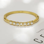 ACOOE Gold Titanium Steel Diamond Bracelet 08 - ACOOE