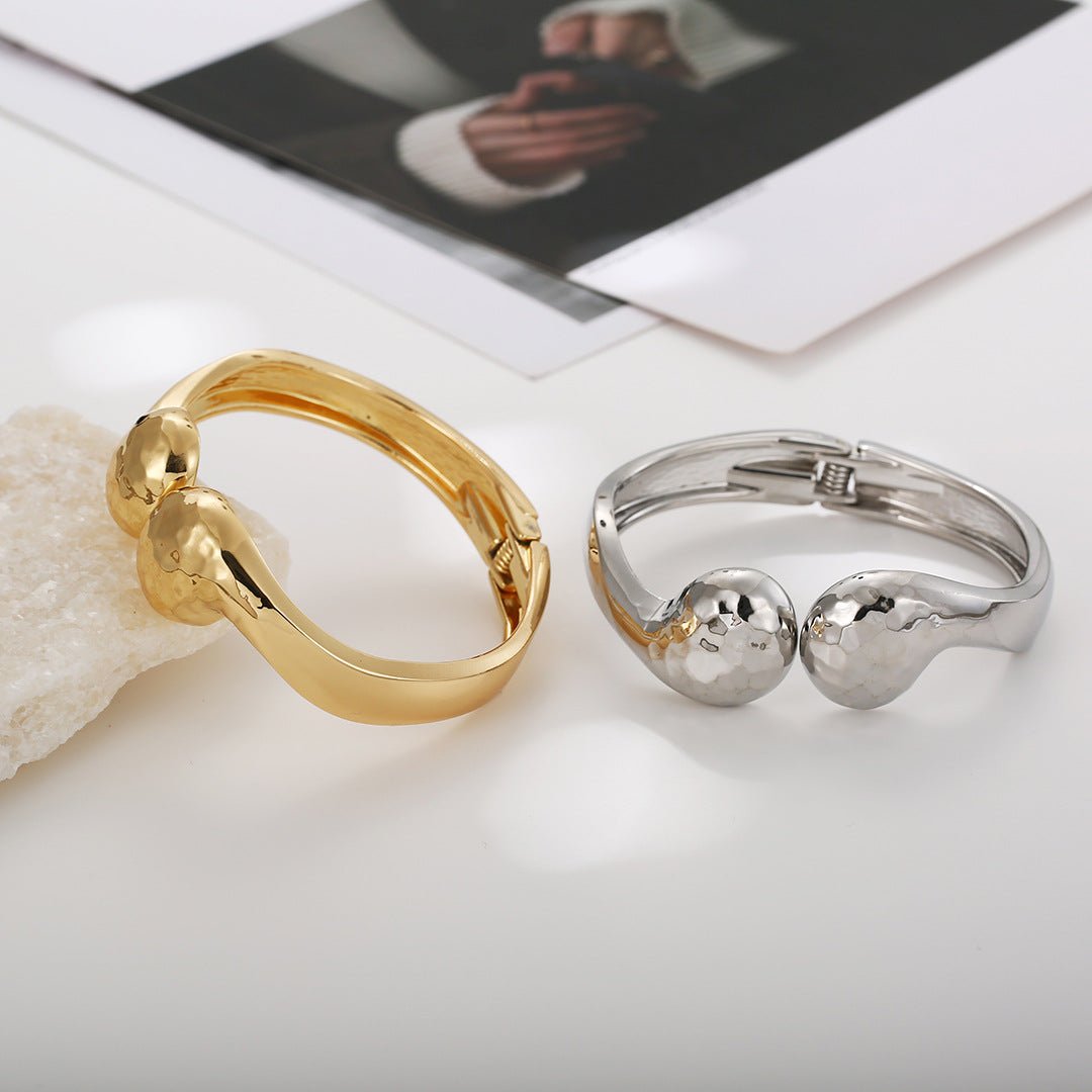 ACOOE Gold Waterdrop Bangle for Women 06 - ACOOE