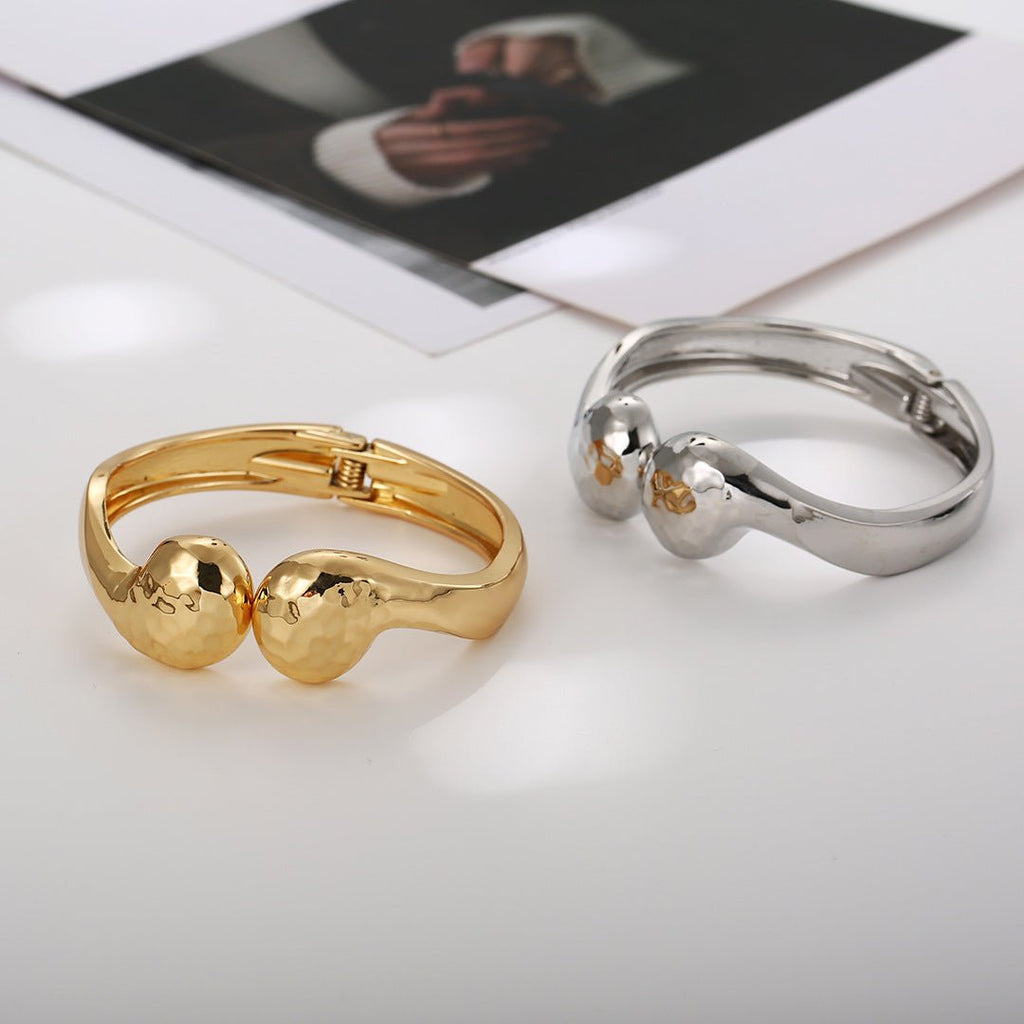 ACOOE Gold Waterdrop Bangle for Women 06 - ACOOE