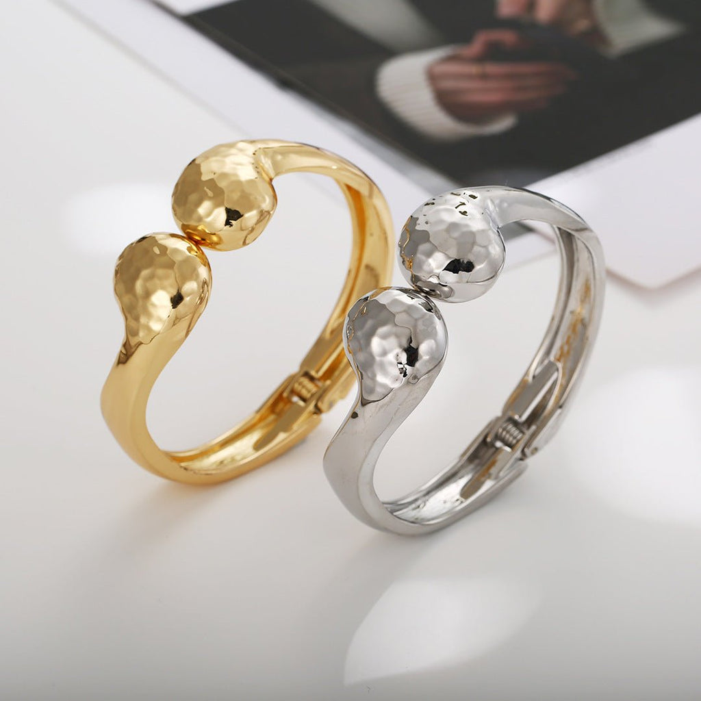 ACOOE Gold Waterdrop Bangle for Women 06 - ACOOE