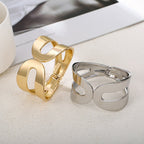 ACOOE Large Glossy Gold Bracelet 03 - ACOOE