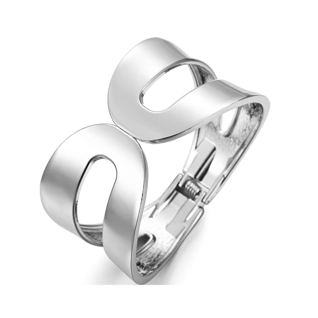 ACOOE Large Glossy Gold Bracelet 03 - ACOOE