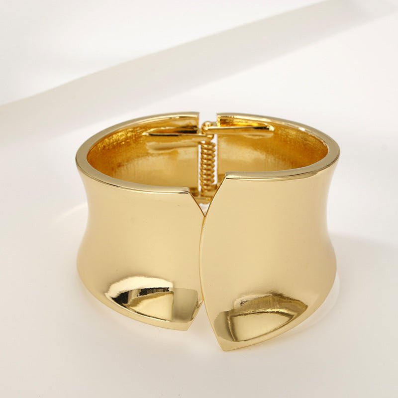 ACOOE Large Glossy Gold Bracelet 10 - ACOOE