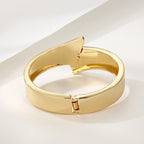 ACOOE Large Glossy Gold Bracelet 23 - ACOOE