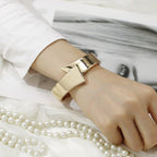 ACOOE Large Glossy Gold Bracelet 23 - ACOOE