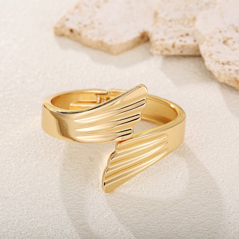 ACOOE Large Glossy Gold Bracelet 24 - ACOOE