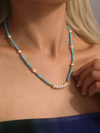 ACOOE Luxury Layered Pearl Necklace and Bracelet Set - ACOOE