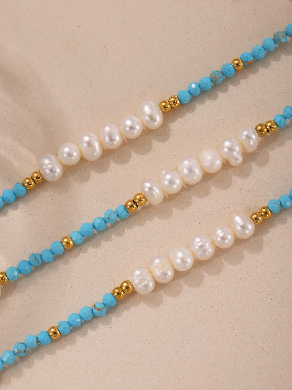 ACOOE Luxury Layered Pearl Necklace and Bracelet Set - ACOOE