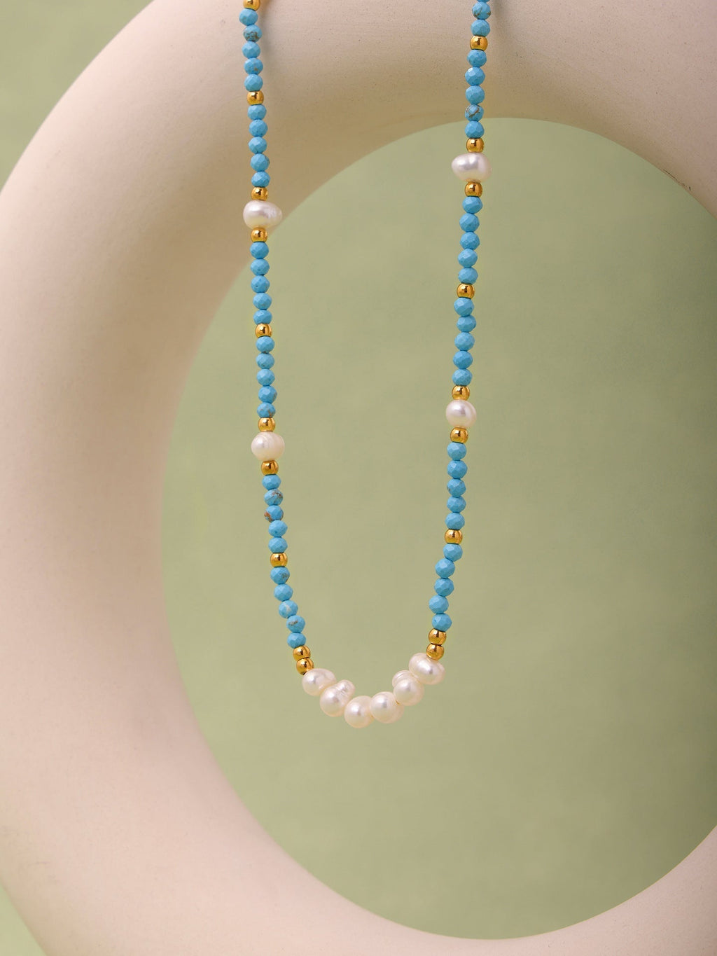 ACOOE Luxury Layered Pearl Necklace and Bracelet Set - ACOOE