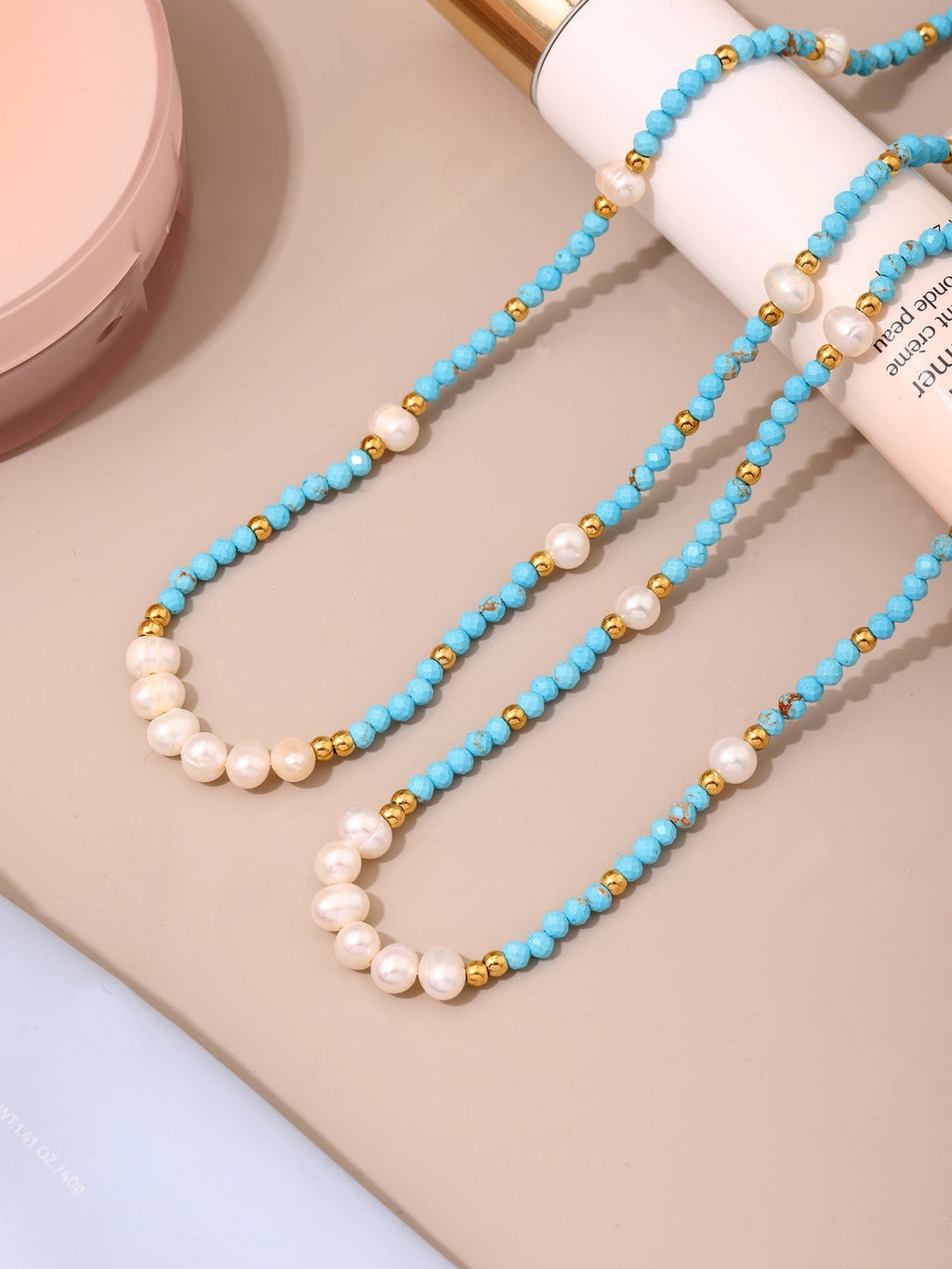 ACOOE Luxury Layered Pearl Necklace and Bracelet Set - ACOOE