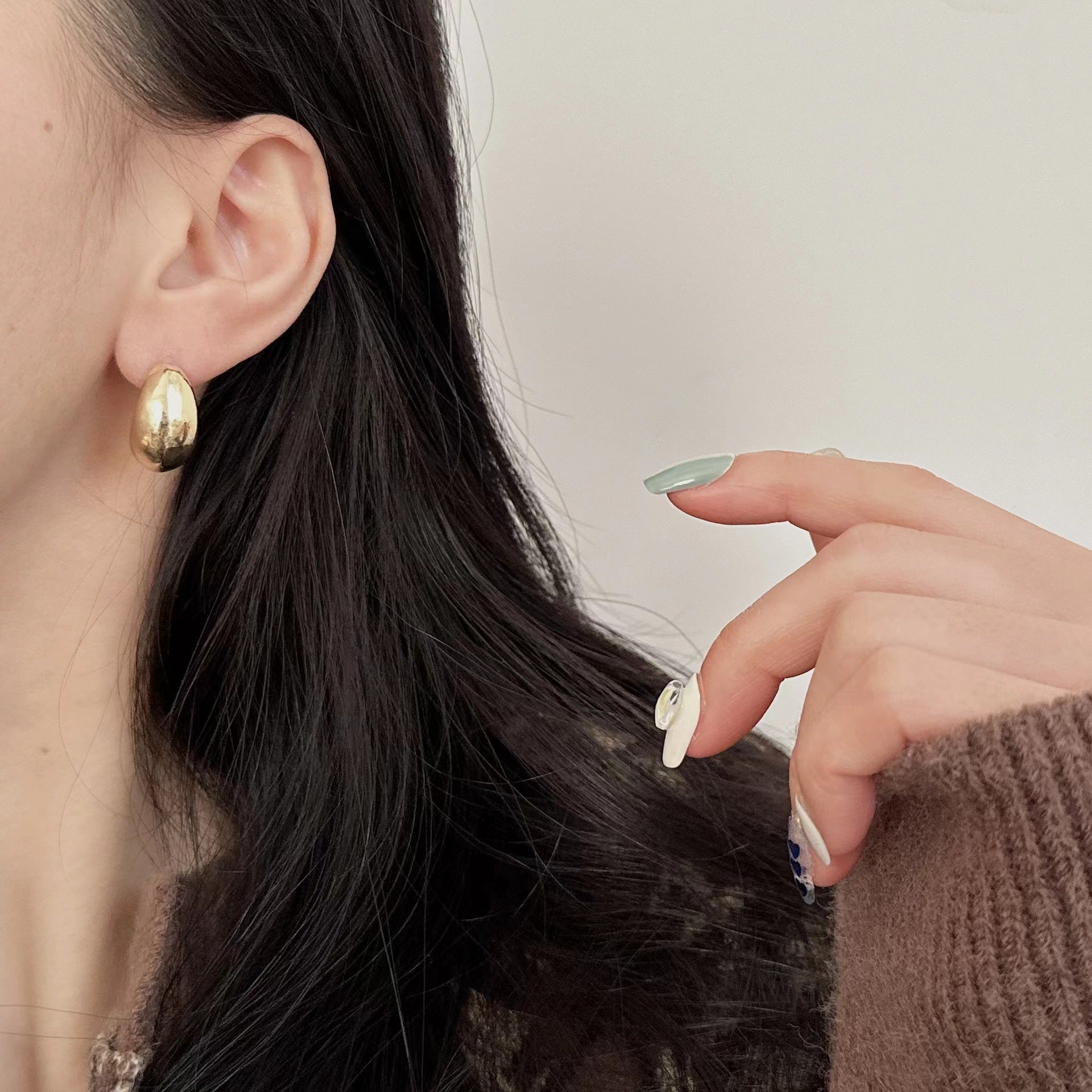 ACOOE S925 Silver Gold Vintage Earrings - ACOOE