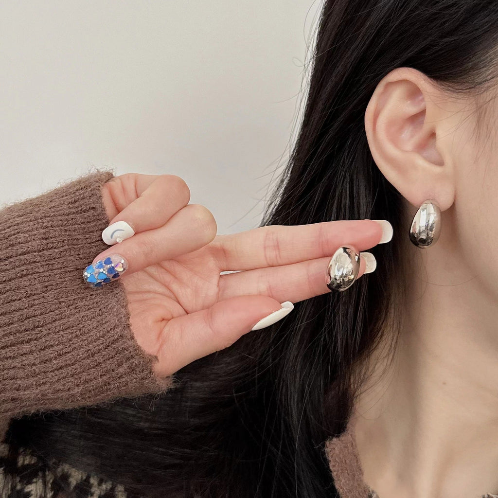 ACOOE S925 Silver Gold Vintage Earrings - ACOOE