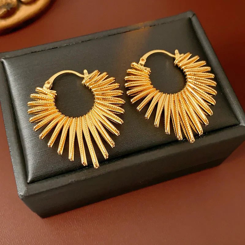 ACOOE S925 Silver Linear design Earrings - ACOOE