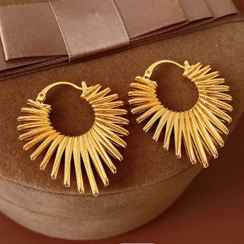 ACOOE S925 Silver Linear design Earrings - ACOOE