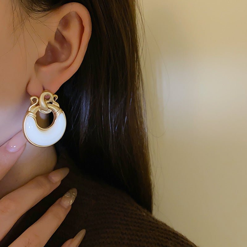 ACOOE S925 Silver Vintage Earrings Jewelry - ACOOE