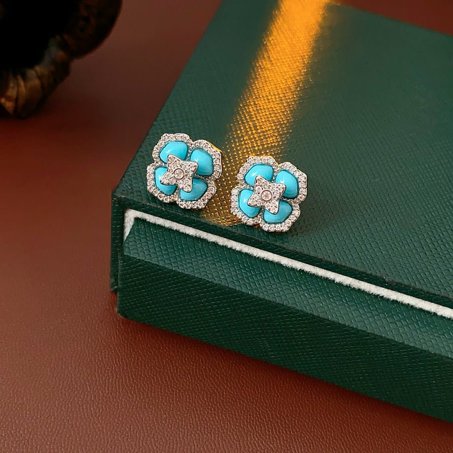 ACOOE S925 Silver Vintage Earringssimple Fashion - ACOOE