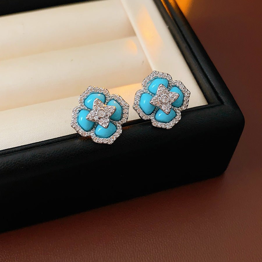 ACOOE S925 Silver Vintage Earringssimple Fashion - ACOOE