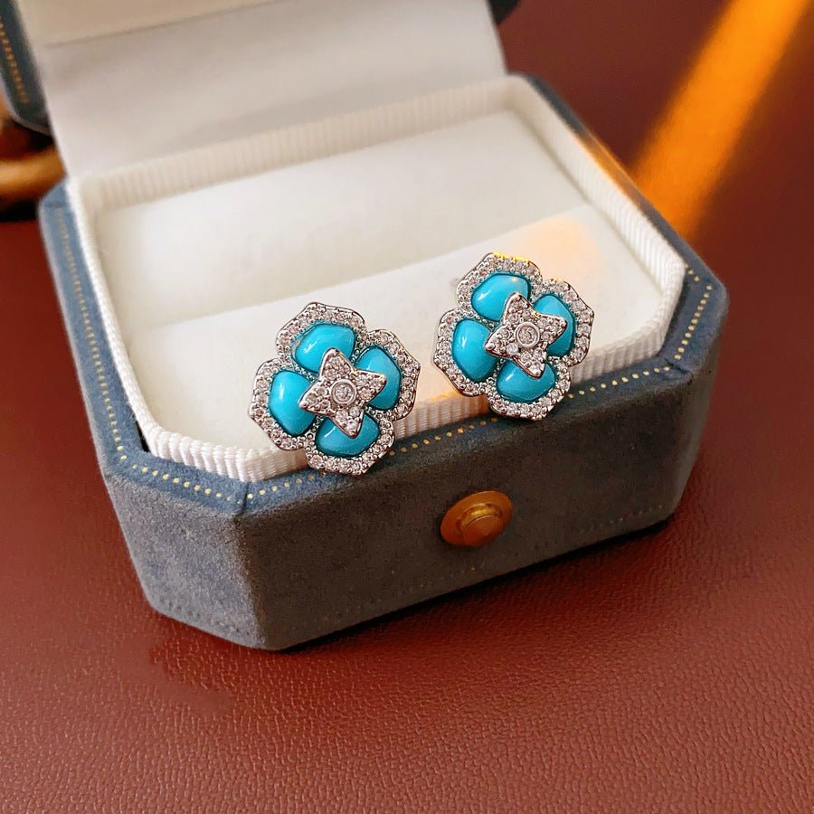 ACOOE S925 Silver Vintage Earringssimple Fashion - ACOOE