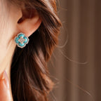 ACOOE S925 Silver Vintage Earringssimple Fashion - ACOOE