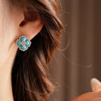 ACOOE S925 Silver Vintage Earringssimple Fashion - ACOOE