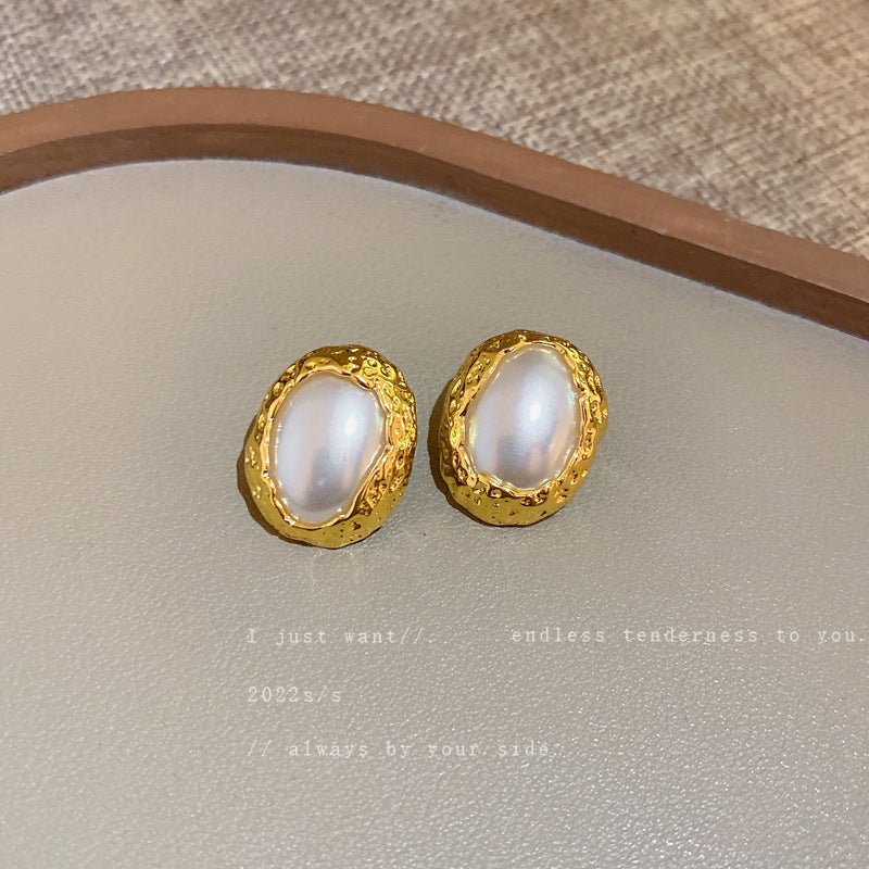 ACOOE S925 Silver Vintage Pearl Earrings - ACOOE