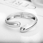 ACOOE's elegant gold chunky waterdrop bangle - ACOOE