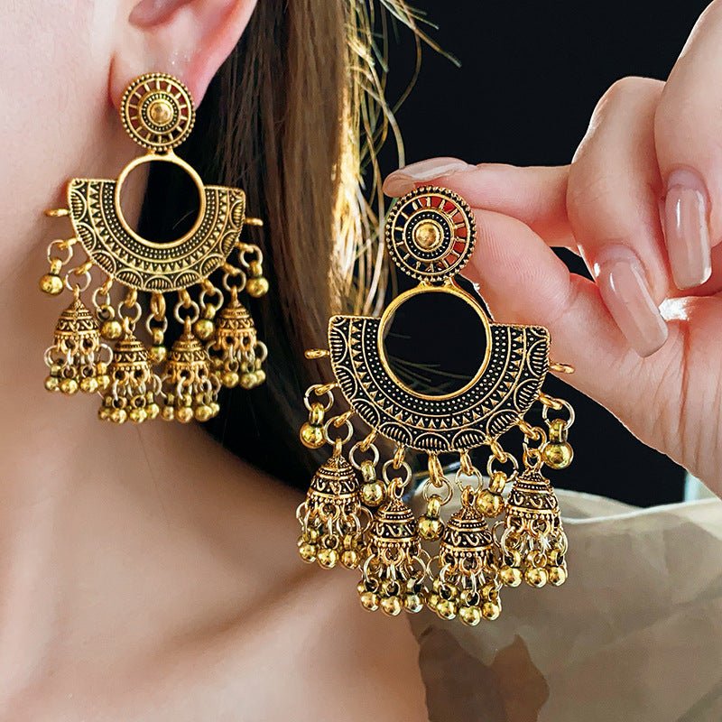 Light Luxury S925 Silver Ethnic Style Earrings - ACOOE