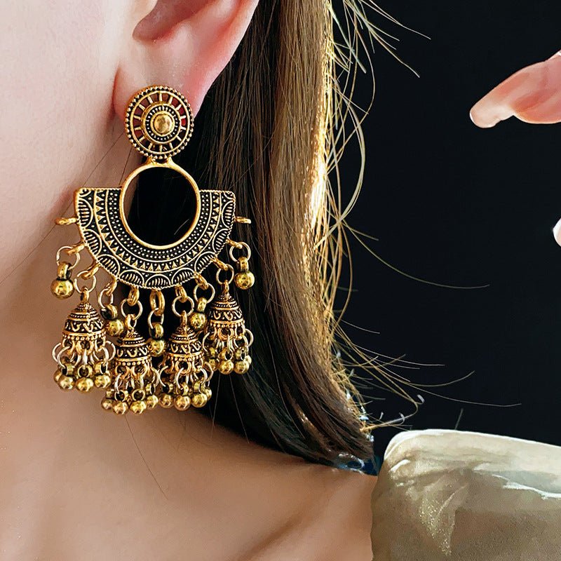 Light Luxury S925 Silver Ethnic Style Earrings - ACOOE