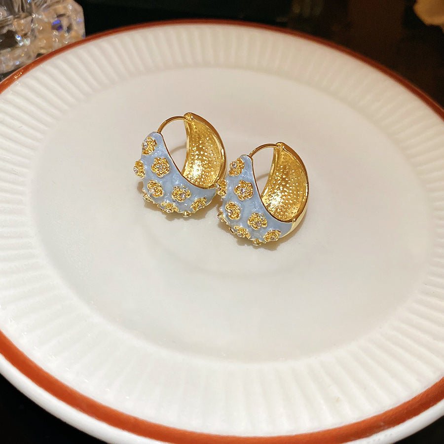 Light Luxury Sweet Fairy Flower Earrings - ACOOE